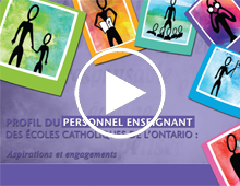 Profile du personel enseignant des &eacute;coles catholique de l'Ontario