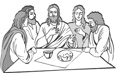 Le dernier repas de J�sus&hellip;